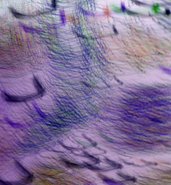 Abstract energy flow pattern