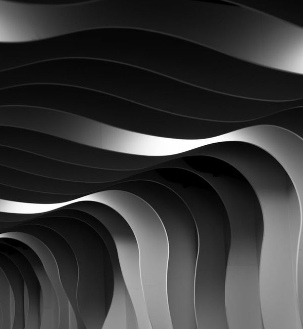 Abstract form of gentle movement