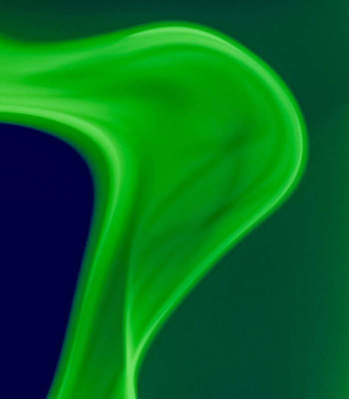 Abstract image of flowing energy in dark space